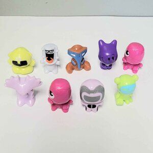 Lot of 9 Gogo Crazy Bones Monster Figures Toy Collection Kids Figures